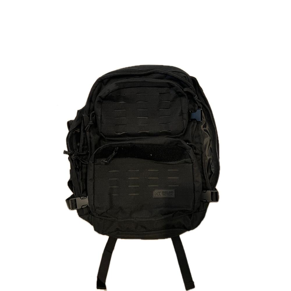 Highland Tactical Roger Canvas Backpack XL Black